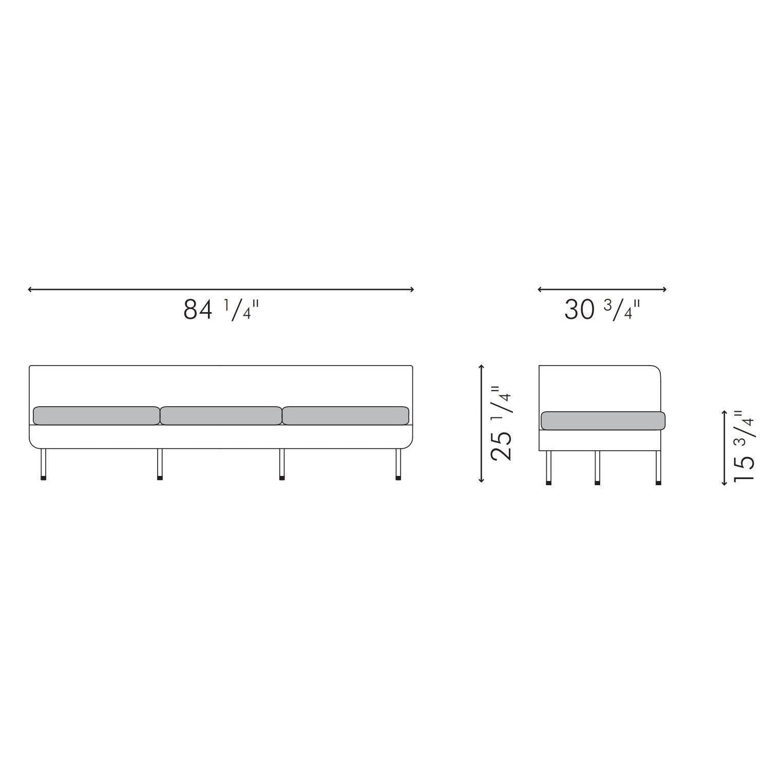 Cobonpue Cabaret Outdoor Low Back Sofa 2Modern