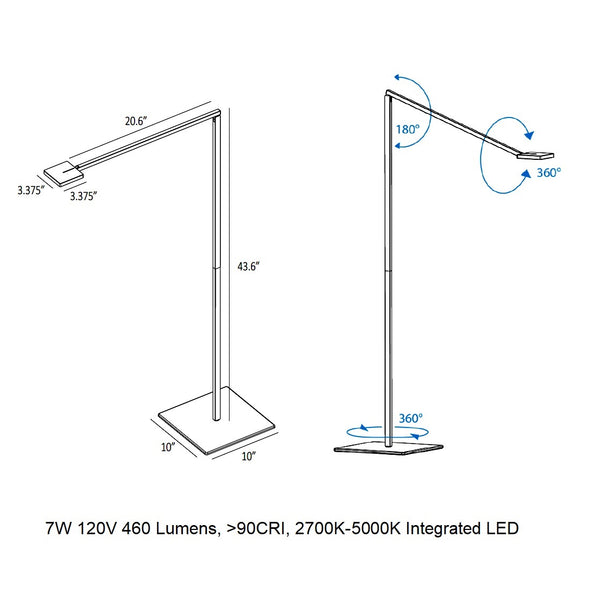 Focaccia LED Floor Lamp
