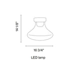 Nebula Semi Flush Mount