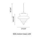 Neverending Glory La Scala Pendant Light Limited Edition