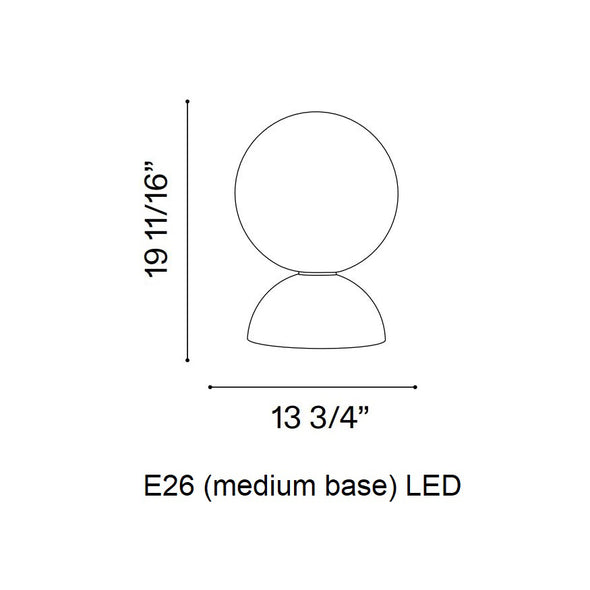 Spacey Midnight Sun Floor Lamp