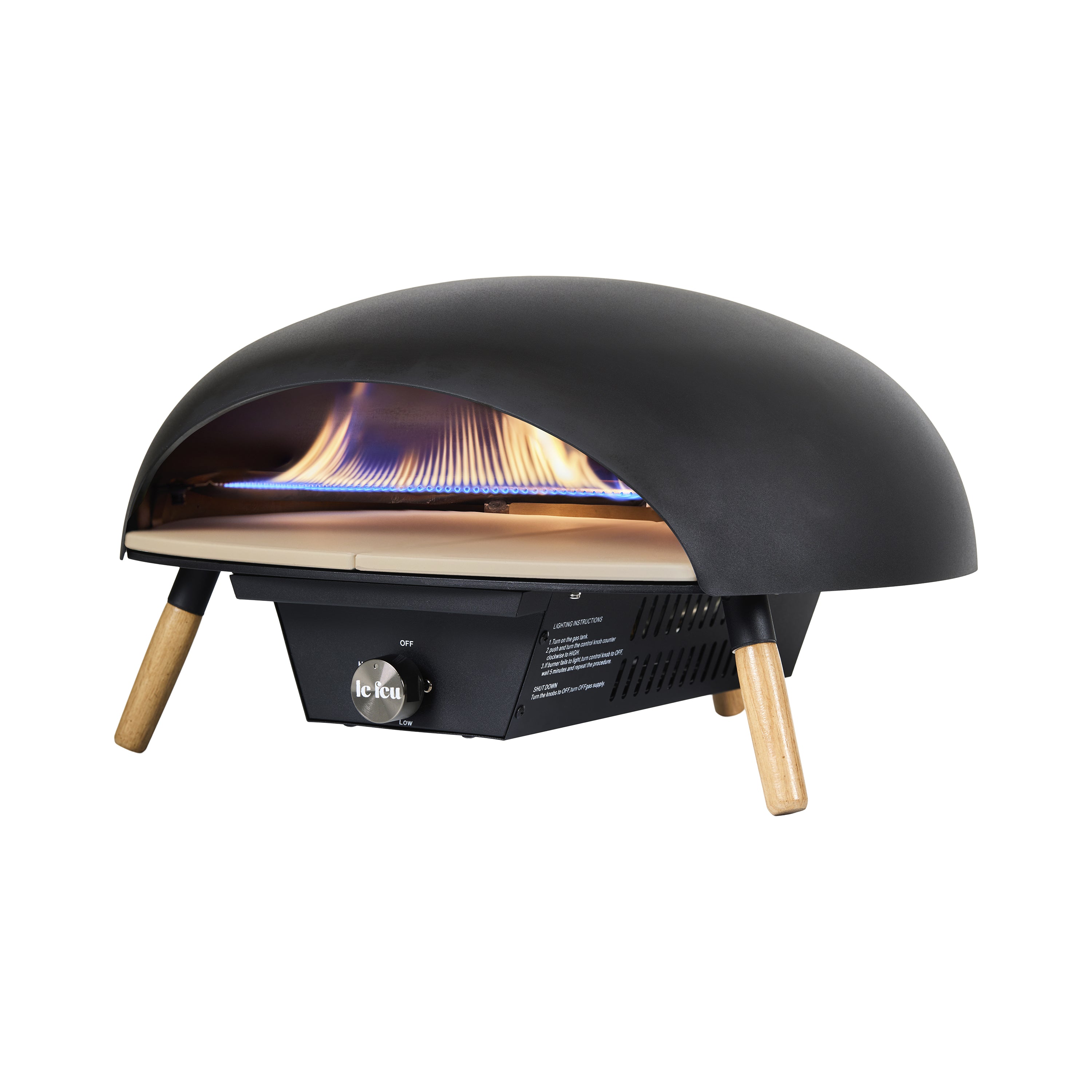 Le Feu Turtle Gas Powered Pizza Oven - 2Modern, image size:3000x3000