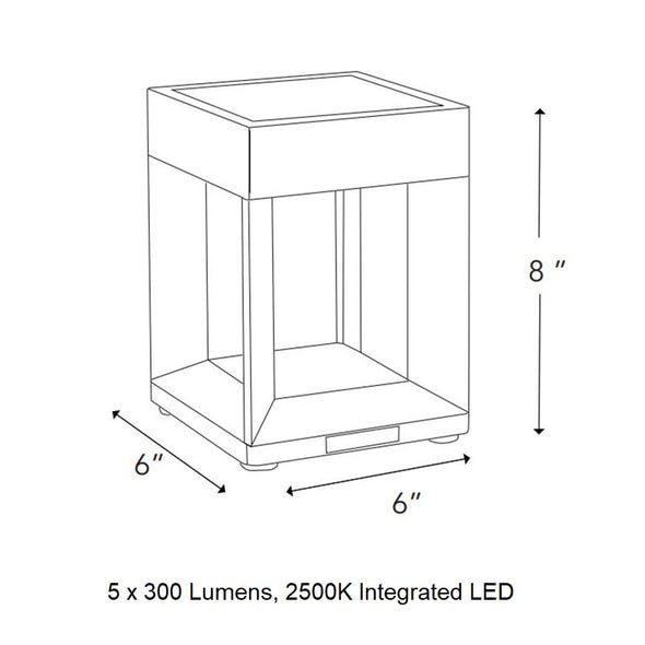 Blade Solar Portable Outdoor LED Table Lamp