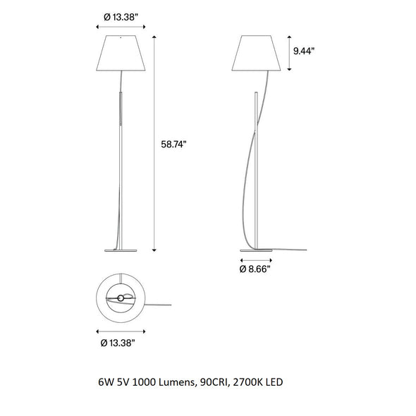 Hover Floating Floor Lamp