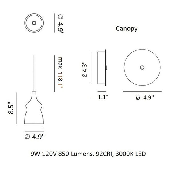 Nostalgia Small Pendant Light