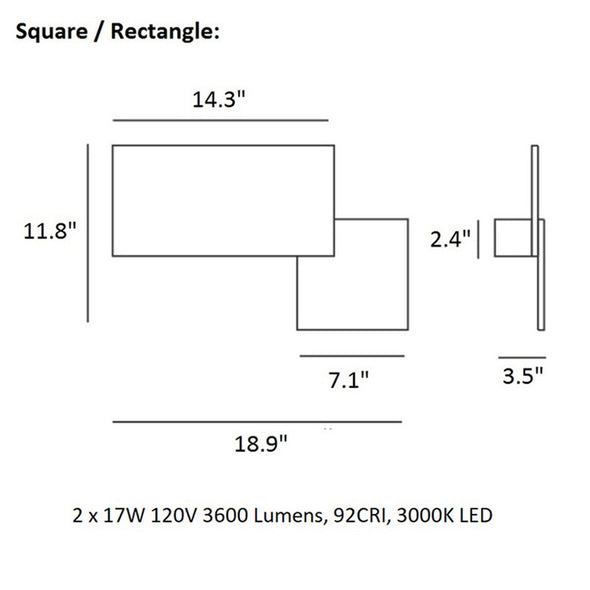 Puzzle Wall / Ceiling Light