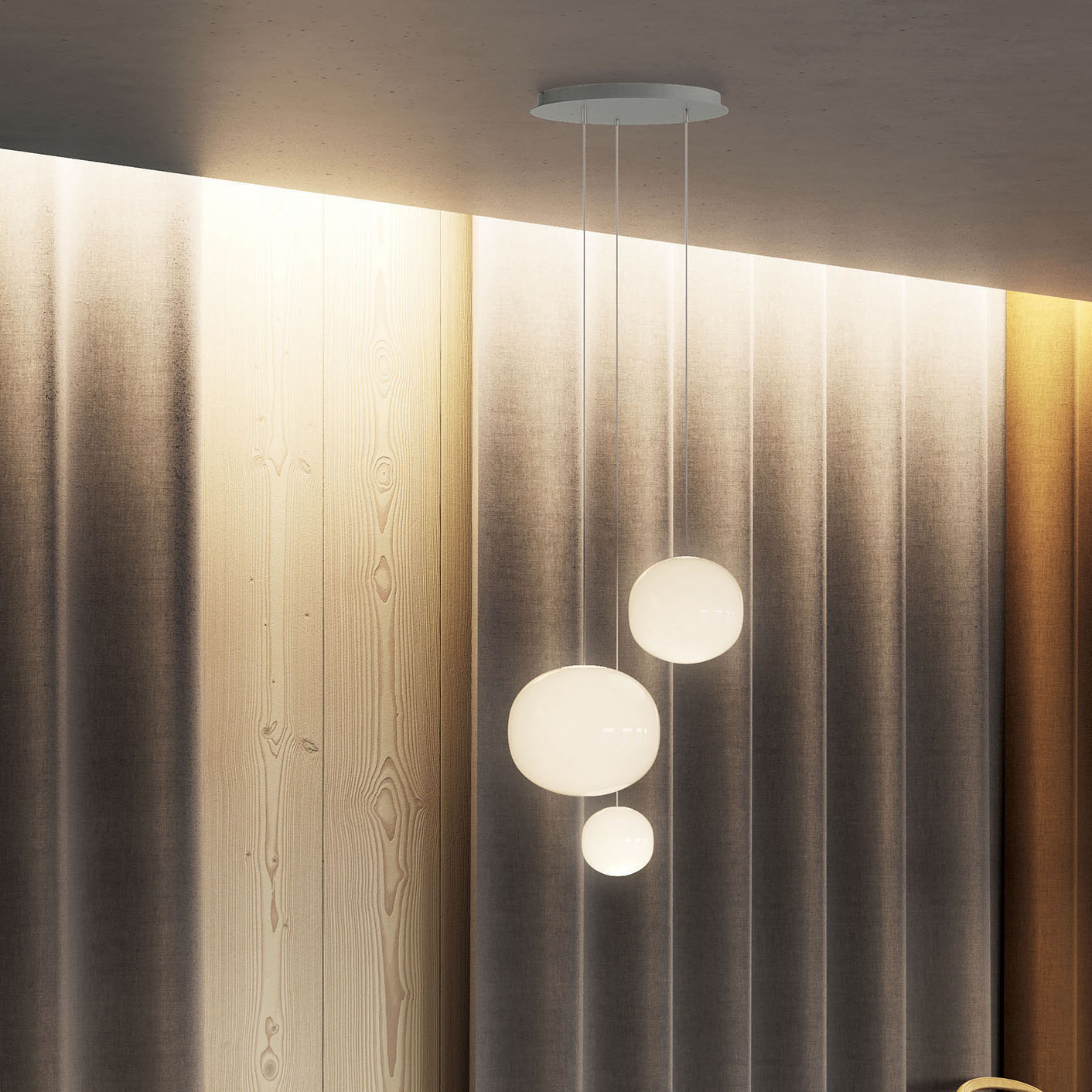 Lodes Volum Cluster Pendant Light 2Modern