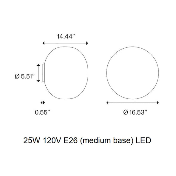 Volum Wall/Ceiling Light