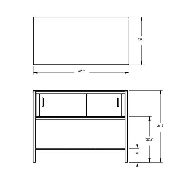A La Carte Half Cabinet