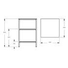 A La Carte Square Closed Modular Storage