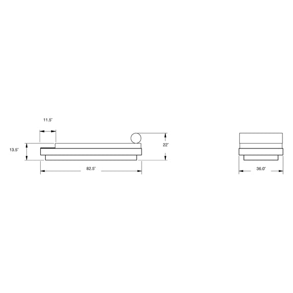 Platform One Daybed with Table