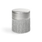 Gleaming Fringe Pouf