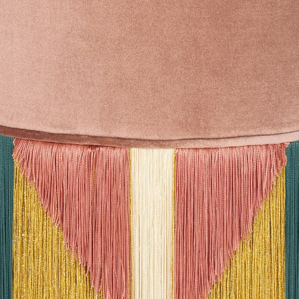 Treasure Tribe Fringe Pouf Large