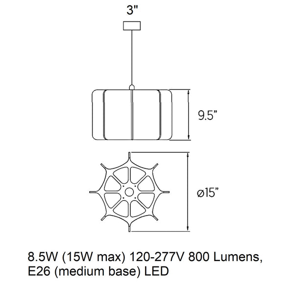 Kactos Pendant Light