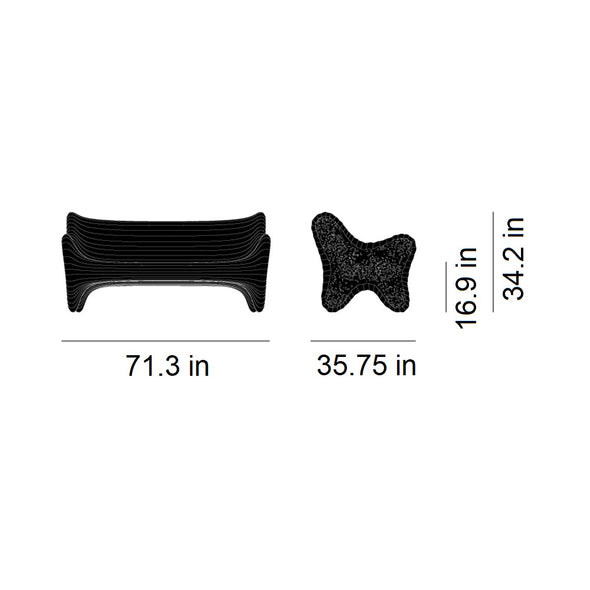 In-Side Outdoor 3-Seater Sofa