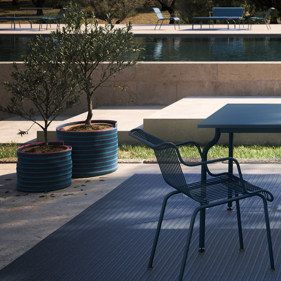 South Outdoor Square Steel Dining Table
