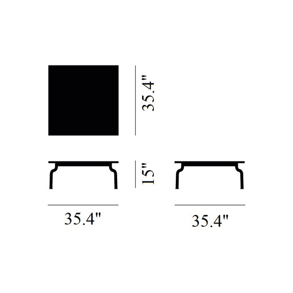 South Outdoor Steel Coffee Table