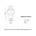 Dipping Light LED Portable Table Lamp