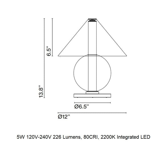 Fragile LED Table Lamp