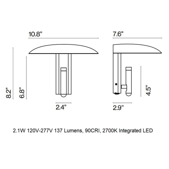 Konoha LED Wall Sconce
