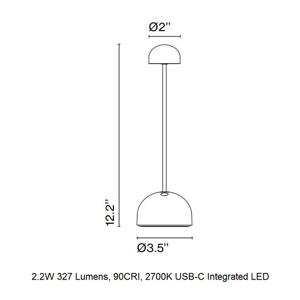 Sips Outdoor LED Portable Table Lamp