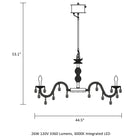 Drylight LED Outdoor Chandelier