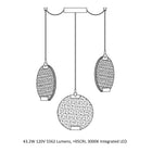 Horo LED Multi-Light Pendant Light