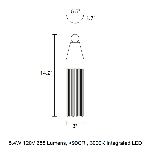 Nappe N3 LED Pendant Light