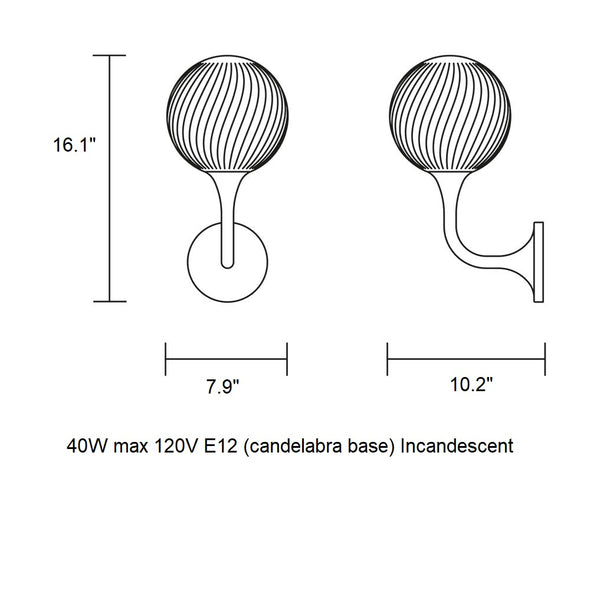 Tee Wall Sconce