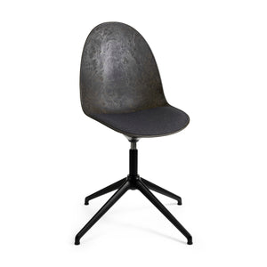 Eternity Swivel Chair with Upholstered Seat