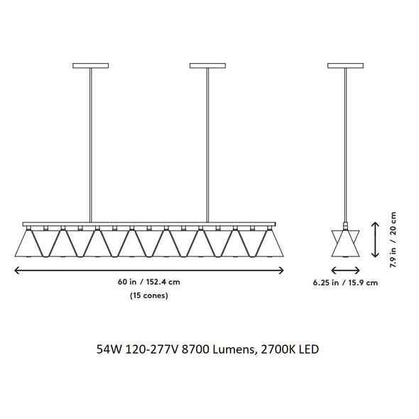 Legato LED Linear Suspension