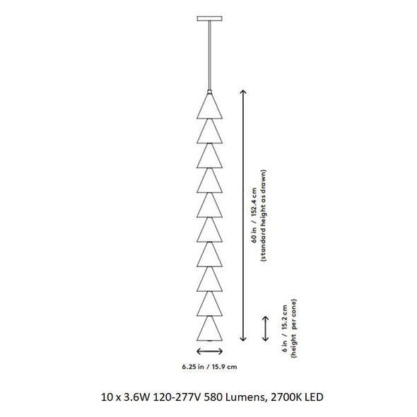 Legato Single String LED Pendant Light