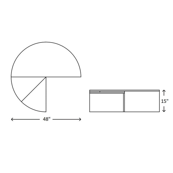 Piece o' the Pi Coffee Table
