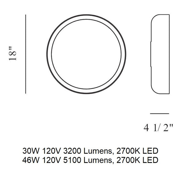 Mint Wall/Ceiling Light