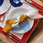 Bauhaus Embroidered Linen Napkin (Set of 4)