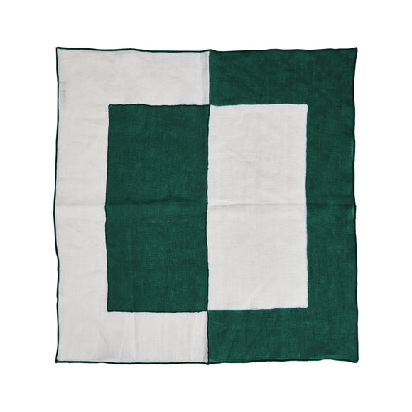 Bauhaus Embroidered Linen Napkin (Set of 4)