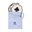 Salon Monte Carlo Card Suite Embroidered Linen Coaster (Set of 4)