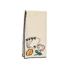 Salon Motif Embroidered Linen Napkin (Set of 4)