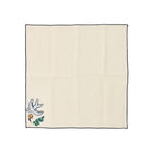 Salon Motif Embroidered Linen Napkin (Set of 4)