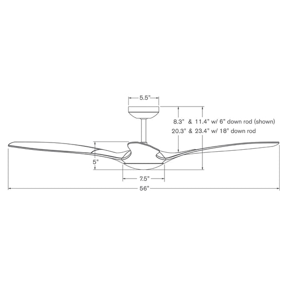 IC/Brisa DC Ceiling Fan