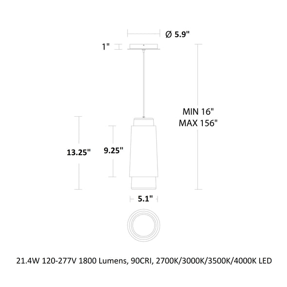 Chauncey LED Pendant Light