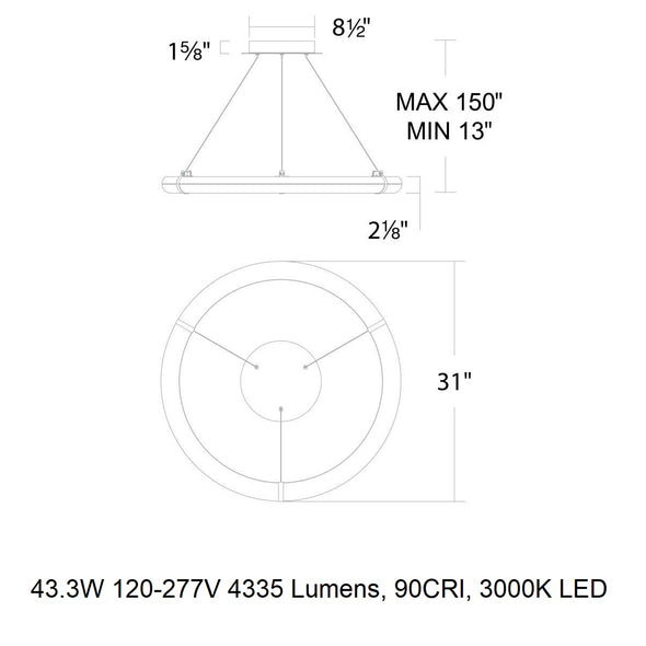 Clique LED Pendant Light