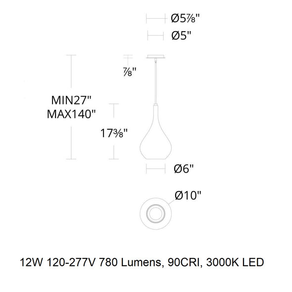 Helios Mini LED Pendant Light