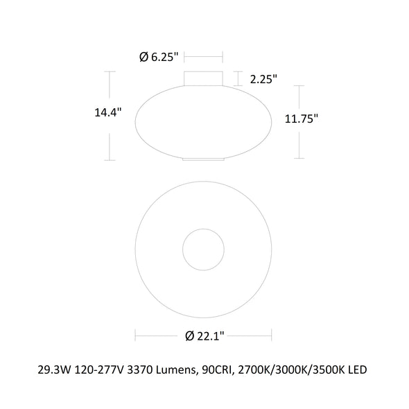 Illusion LED Flush Mount