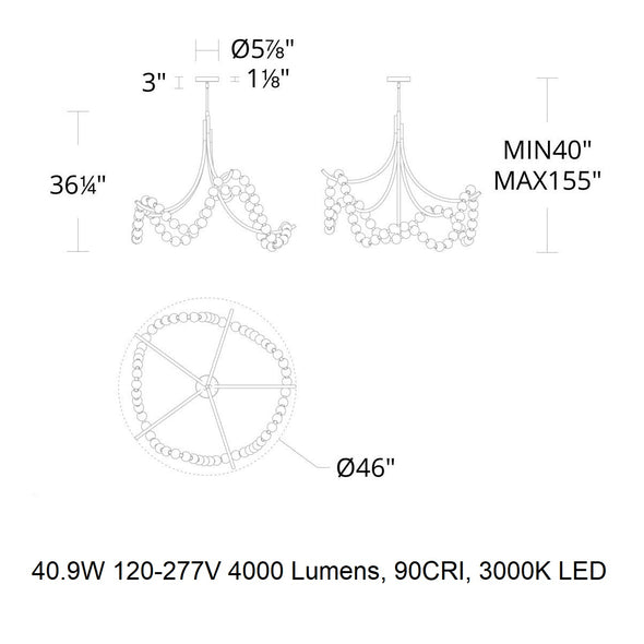 Parel LED Pendant Light