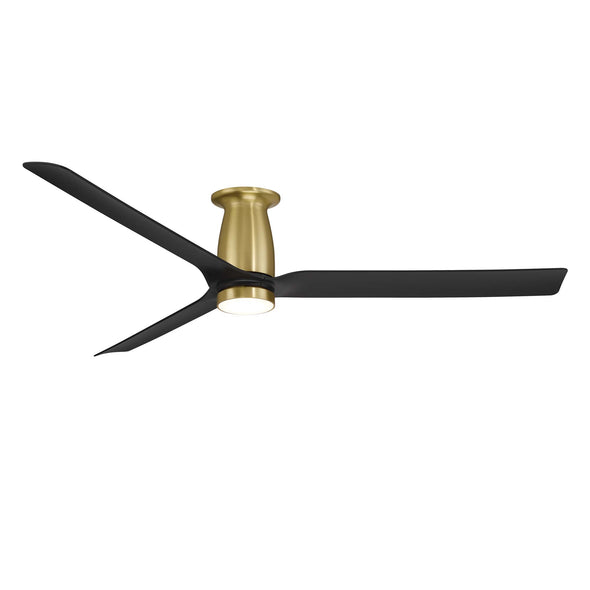 Smooth Indoor/Outdoor Flush Mount Ceiling Fan