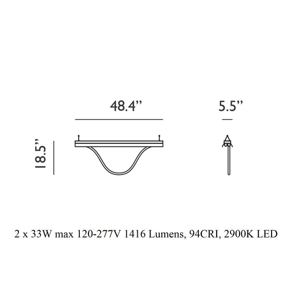 Tubelight Linear Pendant Light