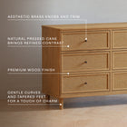 Marin with Cane 6 Drawer Dresser