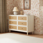 Marin with Cane 6 Drawer Dresser