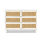 Marin with Cane 6 Drawer Dresser